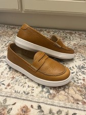 Patina Portland Leather Saddle Tan Color Slip On Loafer Size 7