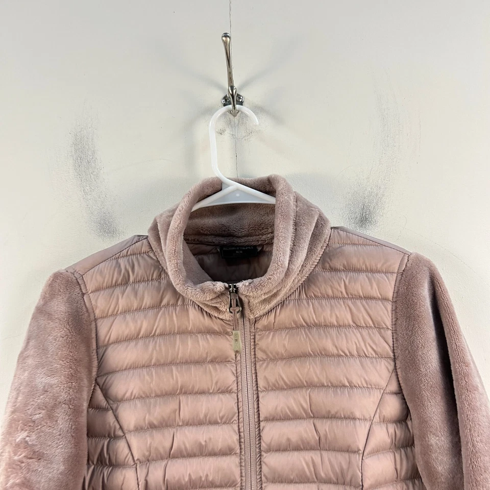 Chaqueta Top 32 Degree Mujer Pequeña Púrpura Puffer Acolchada Polar Cremallera 17570 Foto 4 de 4