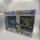 Funko Pop! Pixar Monsters Sulley #1156 & Mike Wazowski #1155 Vinyl 2-Pack