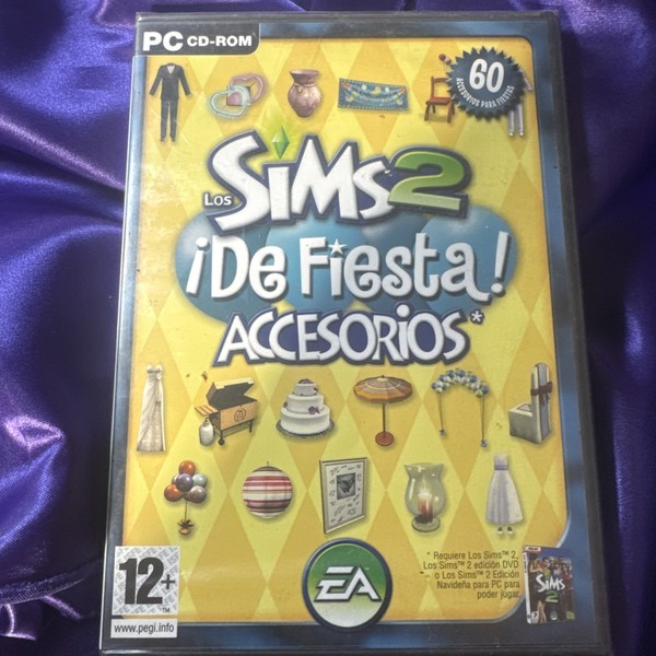PC: Los Sims 2  De Fiesta Accesorios, Nuevo, Precintado