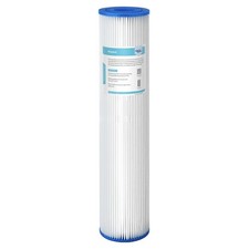 20" x 4.5" 20 Micron Washable Pleated Sediment Water Filter Whole House Big Blue