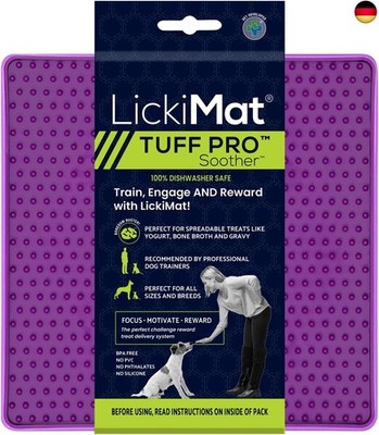 LickiMat PRO Tuff Schnuller für Hunde, robuste Leckmatte für Hunde, beruhigend, 