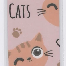2x6 Inch Cute Cats Bookmark For Books, Bookish Gift For Bookworms & Book Lovers