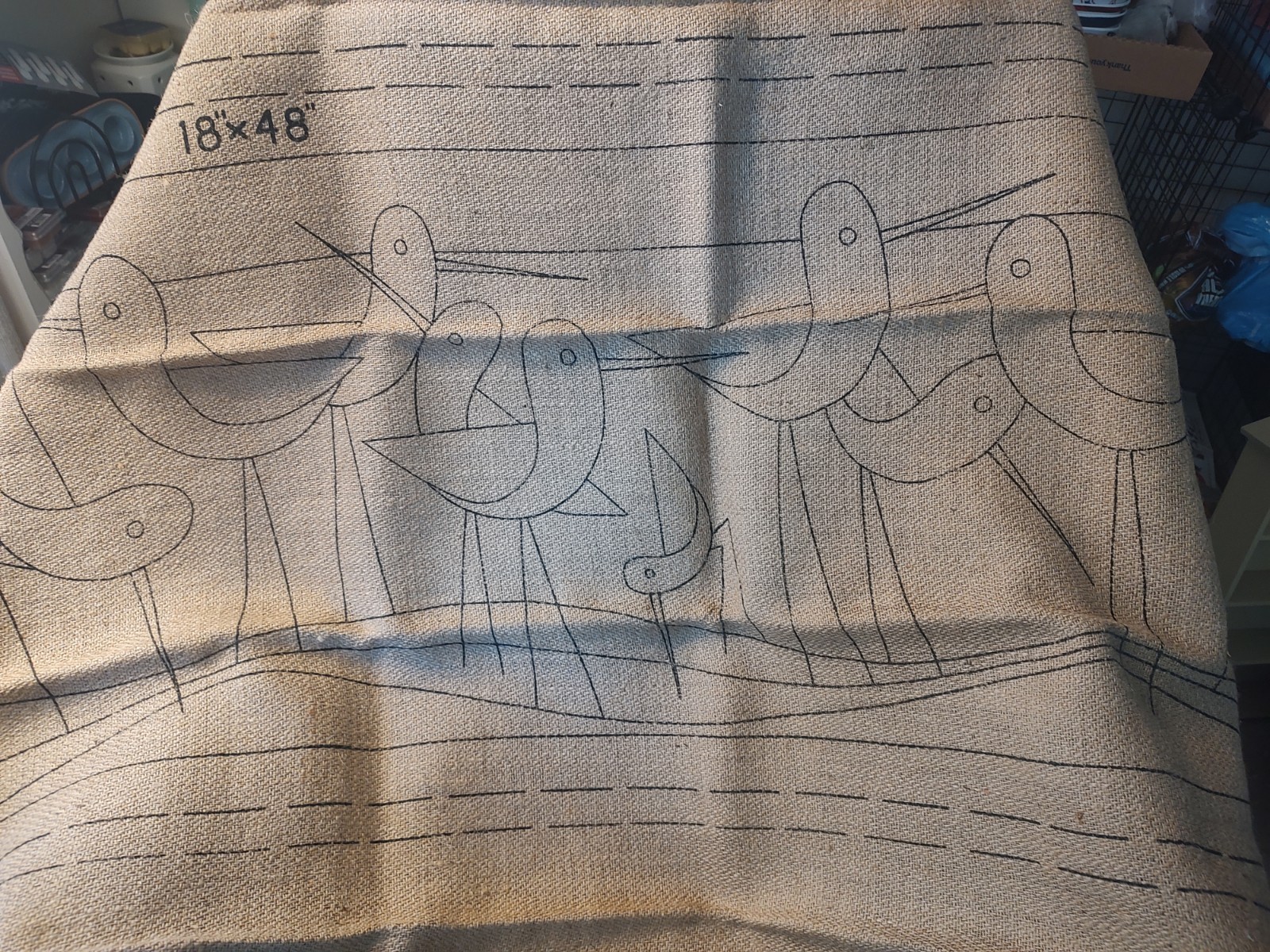 Vintage RC Rug Crafters Speed Tufting Wall Hanging Birds