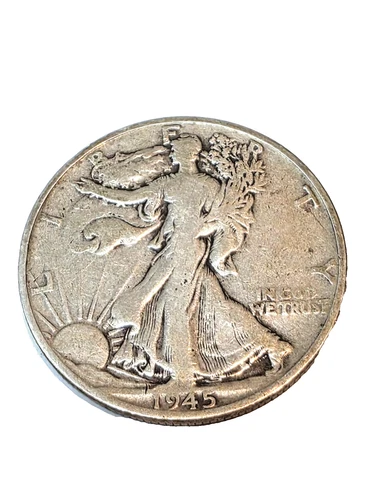 1945 S 50C Walking Liberty Half * FREE SHIPPING *