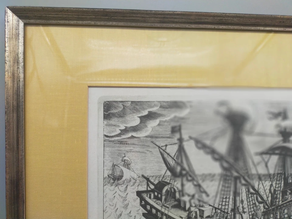 Historisches Bild "Orbis Longitudines" – Ioan Stradanus Maritimer Kupferstich - Bild 2 von 4