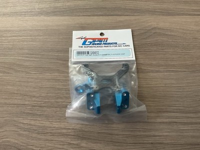 Team GPM Top Plate Brace Shocktower For Team Associated B4 Aluminum Blue Carbon
