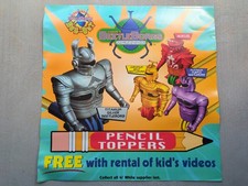 Vintage 90s 1997 Blockbuster Video Store Promo Beetle Borgs Saban Poster RARE
