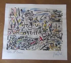 GEN PAUL PORTE SAINT DENIS HAND SIGNED PENCIL OFFSET LITHOGRAPH