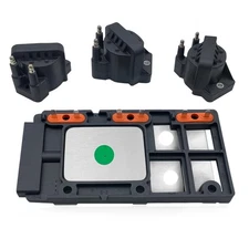 SMMS Engine Ignition Control Module ＆ Ignition Coils (3PCS) for Buick for