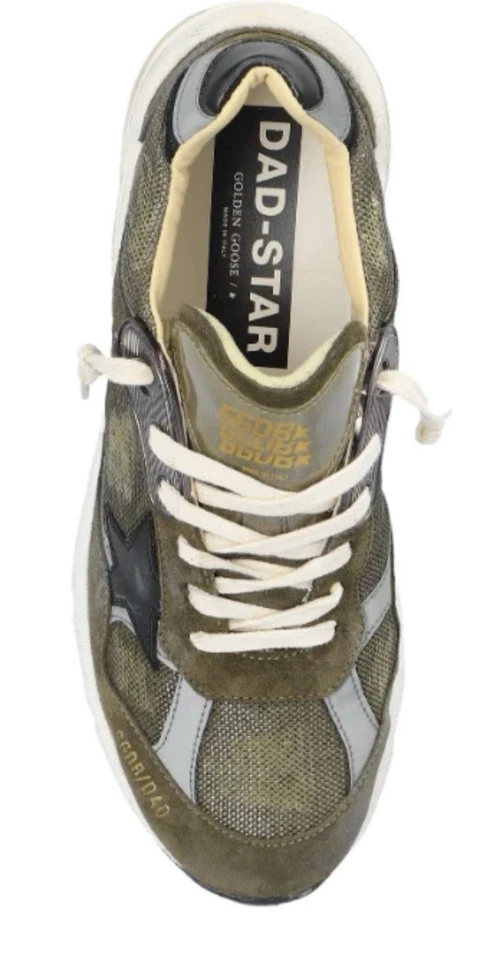 Zapatillas Golden Goose Dad Star Gamuza Oliva TALLA 43 Usadas Foto 2 de 4