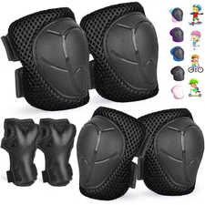 Kids/Youth Knee Pads and Elbow Pads Set for Kids 3-14 Years Boys Girls Protec...