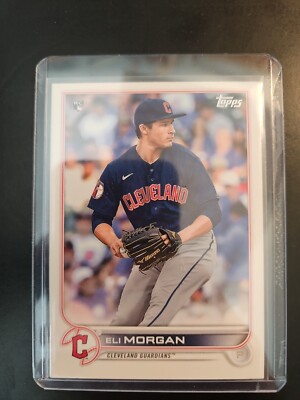2022 Topps Series 1 Advanced Stats Eli Morgan /300 Rookie  Guardians Baseball  