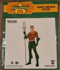 DC World's Finest Collection Aquaman Vinyl Decals Set Of 3