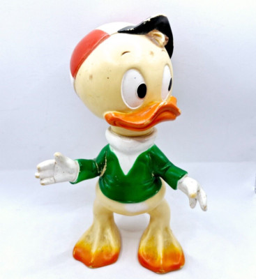 Walt Disney Productions Figur 1962 - Große Ente DEWEY Tick Trick Track ca. 24 cm
