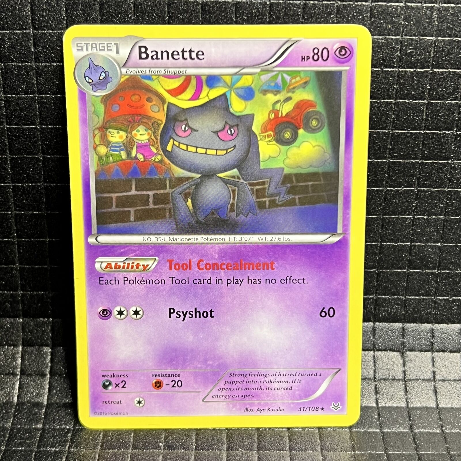 Banette #31/108 XY Roaring Skies Pokemon Rare Card