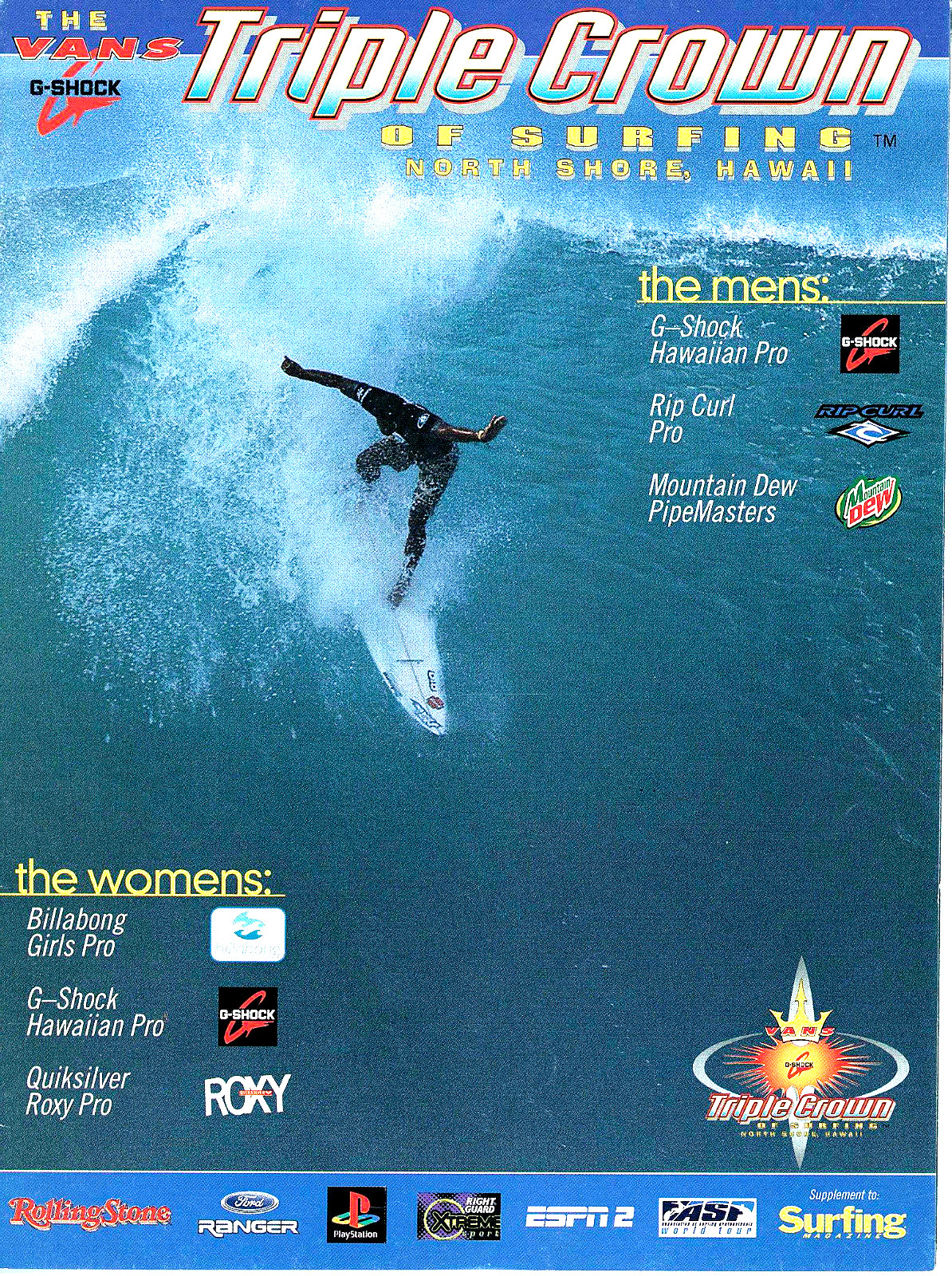 TRIPLE CROWN OF SURFING TRIPLE CROWN OF SURFING