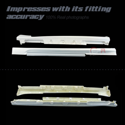 For Infiniti G37 Coupe IPL Type Fiberglass Side Skirt Pair FRP Body Kit