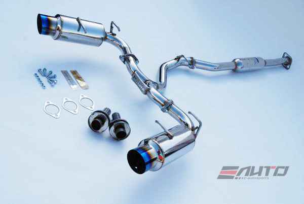 INVIDIA N1 Dual Titanium Burnt Tip Catback Exhaust for BRZ FRS