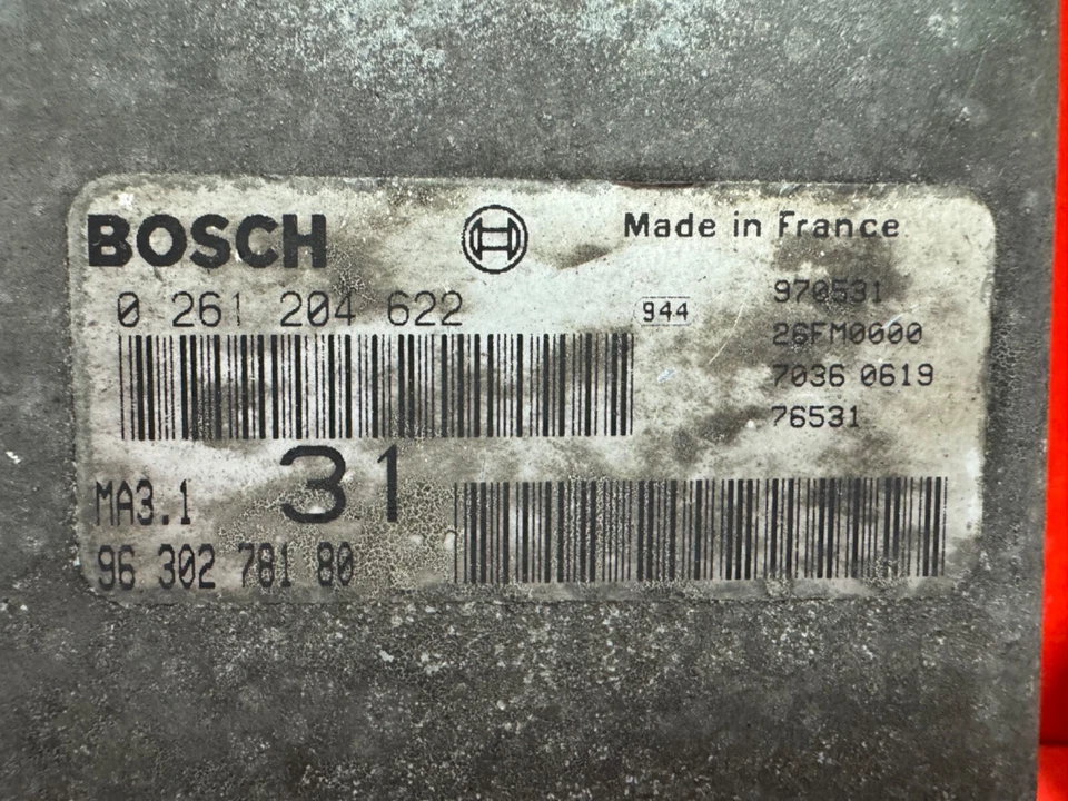 PEUGEOT 106 CITROEN SAXO 1.4i KIT DEMARRAGE CALCULATEUR 0261204622 9630278180 - Photo 2/3