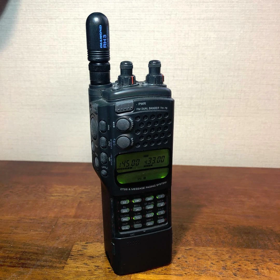 KENWOOD 144/430MHZ FM DUAL BANDER TH-78 USED FROM JAPAN*EX