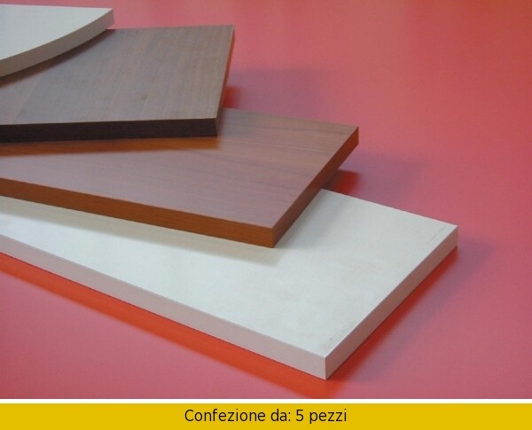 Mensole 60x30 Bianco Frassino DecHome Set 5 Pezzi | Design Squadrato