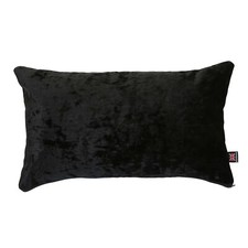 Image of New Soft Crushed Velvet Fabric Medium Cushion Cover & Filling Size 17 x 17 inch