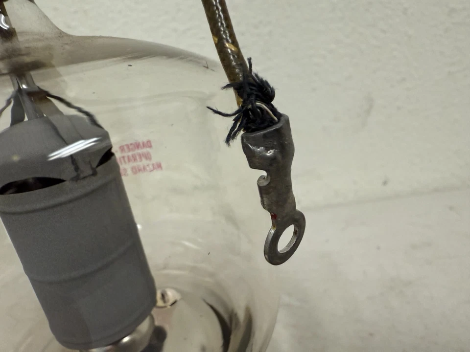 Tubo de alimentación triodo transmisor Eimac 6569 vintage muy raro - usado Foto 3 de 4