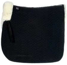 Stephens Luxury Sheepskin Lined Lambskin DRESSAGE Straight Square SaddleCloth