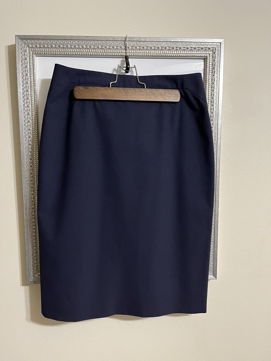 Hugo Boss Venina Pencil Skirt Navy US