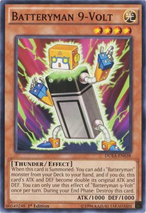 Batteryman 9-Volt - DUEA-EN038 - Common - 1st Edition x3 - Near Mint