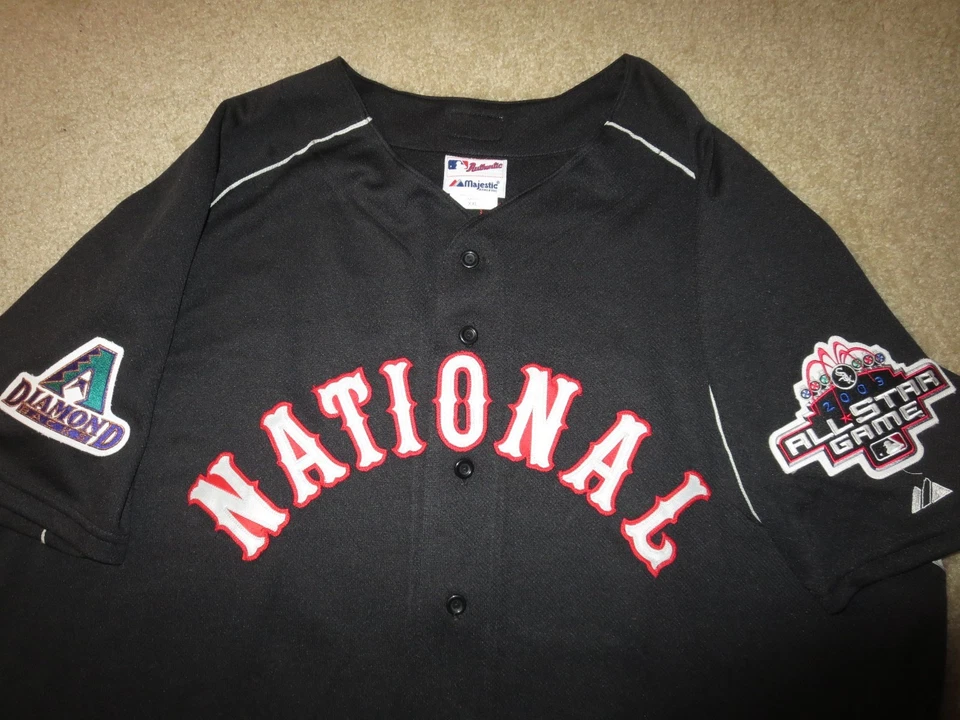 Luis Gonzalez 2003 Arizona Diamondbacks ALL Star Game MLB Jersey 2XL 2X vintage - Image 3 of 4