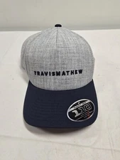 Travis Mathew Men's Passing Lane Adjustable Snapback Golf Cap Hat New Grey Blue