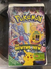 DEFECTIVE Pokmon the First Movie Mewtwo VHS Clamshell Sealed Good Condit G3D