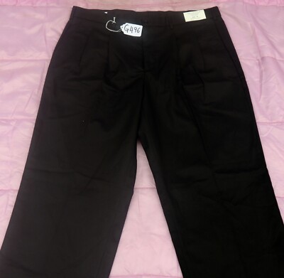 HENRY SEGAL DARK BLUE Pants For MEN SIZE- W40 X L36- UN-HEMMED. TAG NO. G496