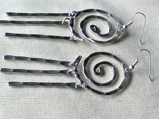 Ebay unusual silver earrings deals