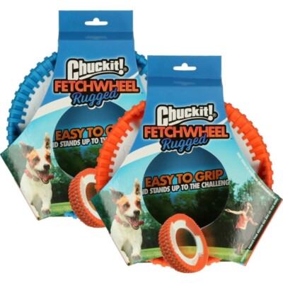 Chuckit! Rugged Fetch Wheel Hund 19cm - Spiel + Spaß Rad Spielzeug Hunde