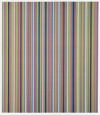 Winter Palace Bridget Riley print in 11 x 14 inch mount ready to frame SUPERB