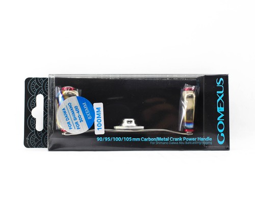 Gomexus Manivelle Alu Grise de 100mm pour Shimano Daiwa Abu Garcia
