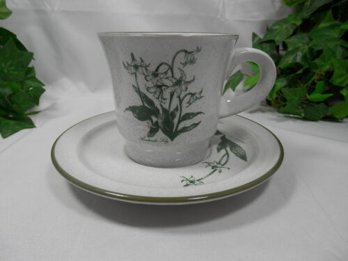 4 Saucers Noritake Stoneware Colonial Times #8340 Grey Sand Dark
