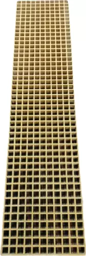 Anti Slip Resin Fiberglass 1800x425 30x30 Yellow Grit Clips FRP Walkway Grating - Picture 6 of 16