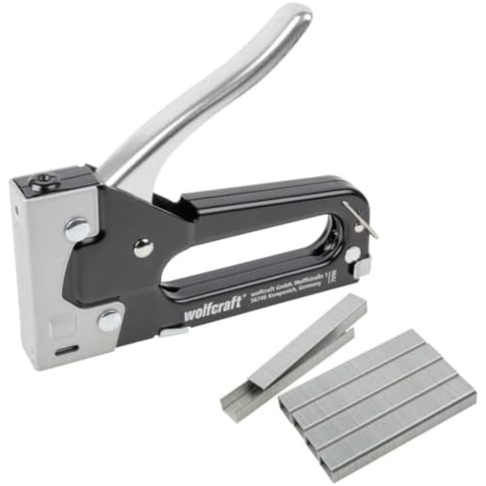 Wolfcraft 7090000 Tacocraft 6: Kit Graffatrice Metallo + 1000 Punti