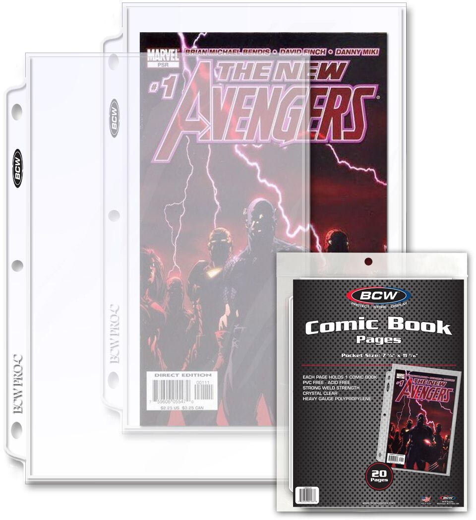 Thumbnail - Bcw Comic Book Page (20 Ringbucheinlagen)