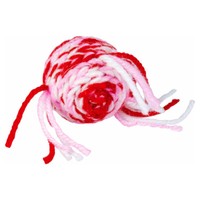 Duvo+ Katzenspielzeug Wooly Ball Mit Sound FüR Katzen 5Cm Rot/Weiß