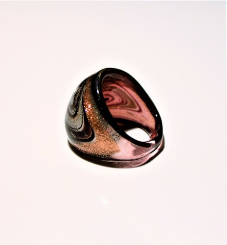 Cristal Murano Colgante Anillo Pendientes / Conjunto - Picture 4 of 5