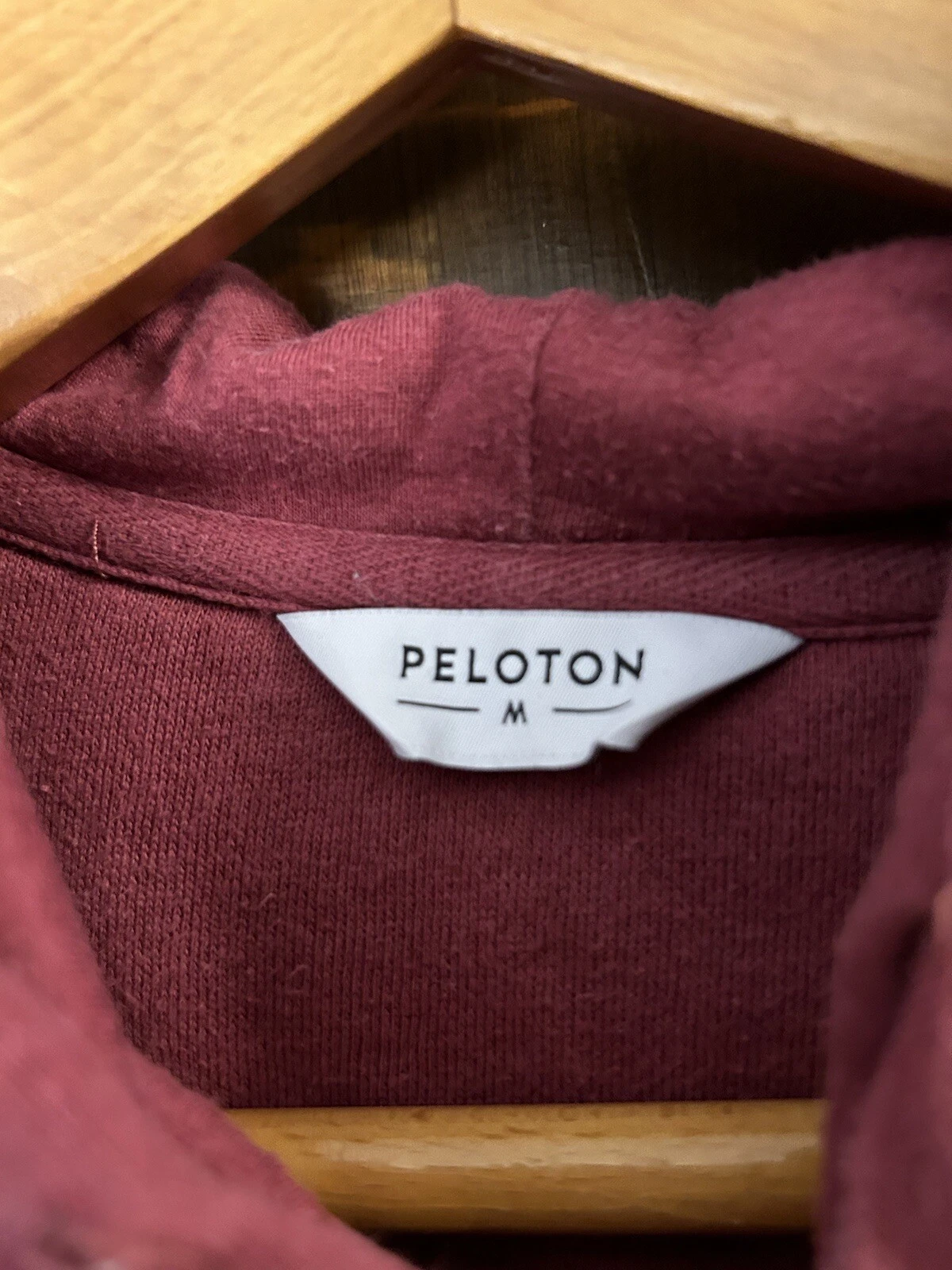 VETEMENTS Felpa con cappuccio PLOTON Donna Lampone Foderata Pile Giacca con Zippa Taglia Media