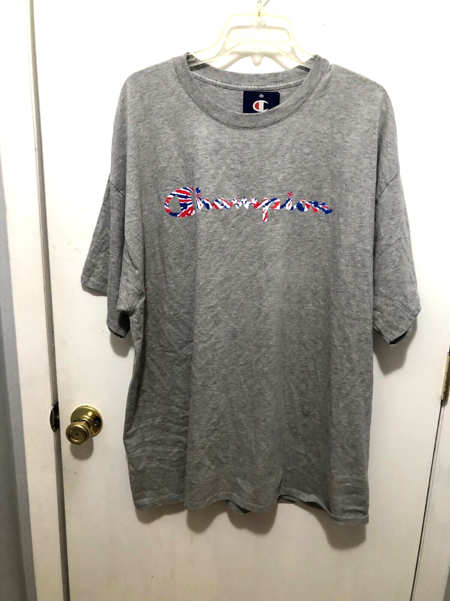 NWT Champion Oxford Gray Classic Graphic Tee Shirt Mens SZ 2XL NEW