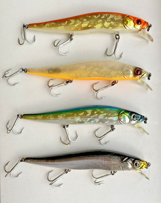 4x Megabass Vision Oneten 110 Saltwater Limited Fishing Lures Wobbler Set