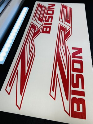 OEM Chevy Colorado ZR2 Bison Bedside Outline Decals New 2PC Set 2021-2024