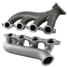 2x Turbo Exhaust Manifold For Chevy Silverado for GMC Sierra 1500 LS Vortec